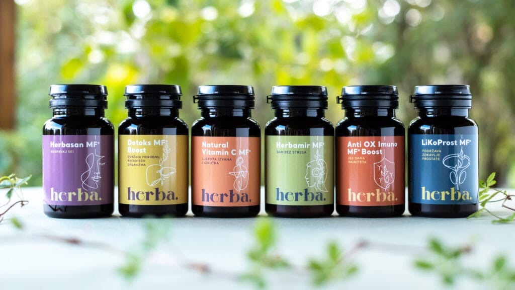 Herba proizvodi novi dizajn, Herba suplementi, suplementi, dodaci prehrani
